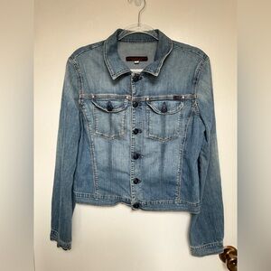 ✨Vintage Ag Adriano Goldschmied Light Blue Denim Jacket Size L